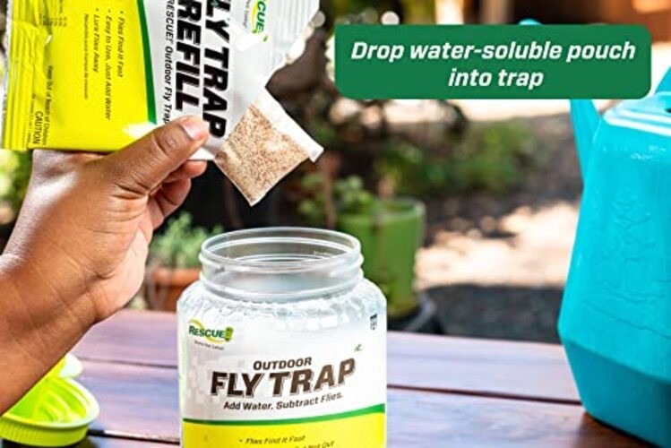 Outdoor Fly Trap - Reusable - 3 Traps