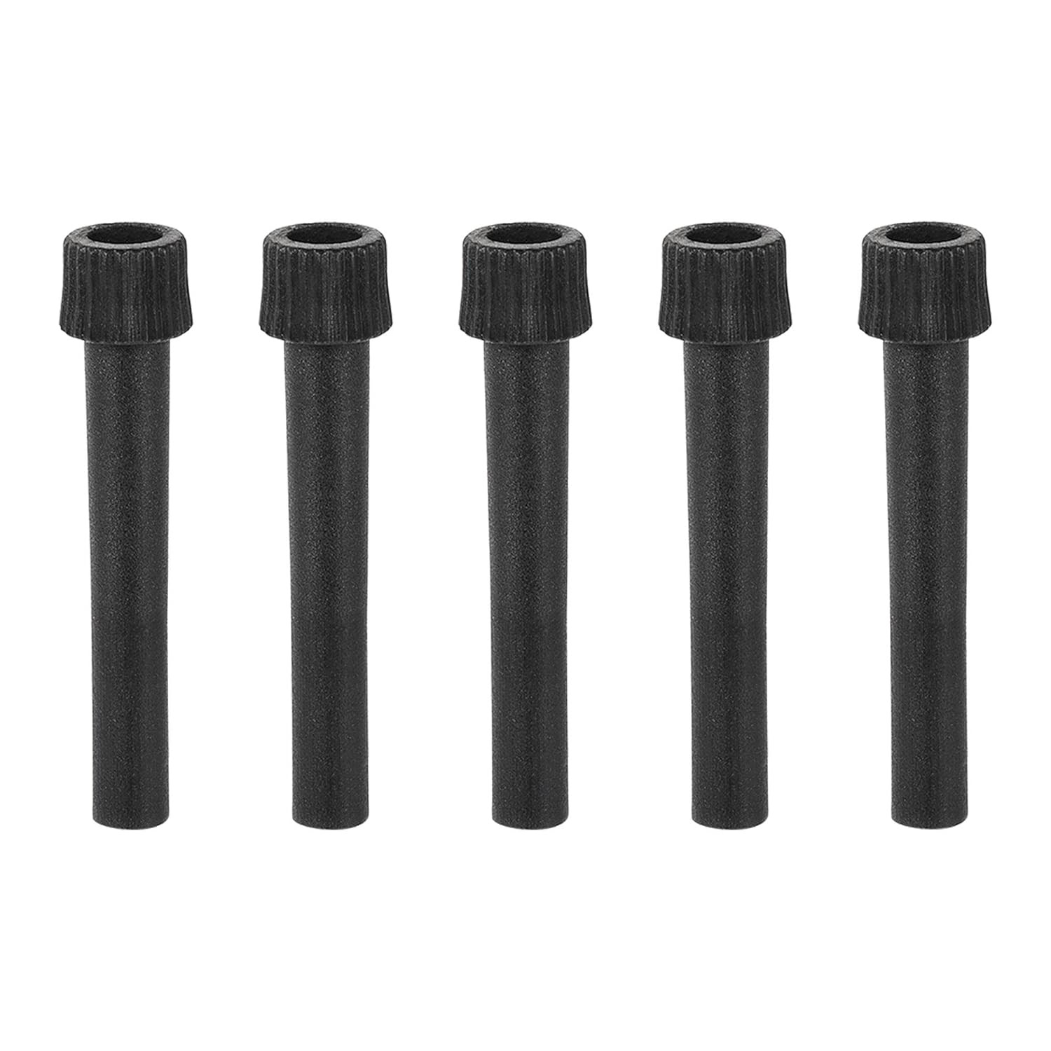 5pcs On/Off Replacement Light Turn Socket Switch Knob 50mm Length Black