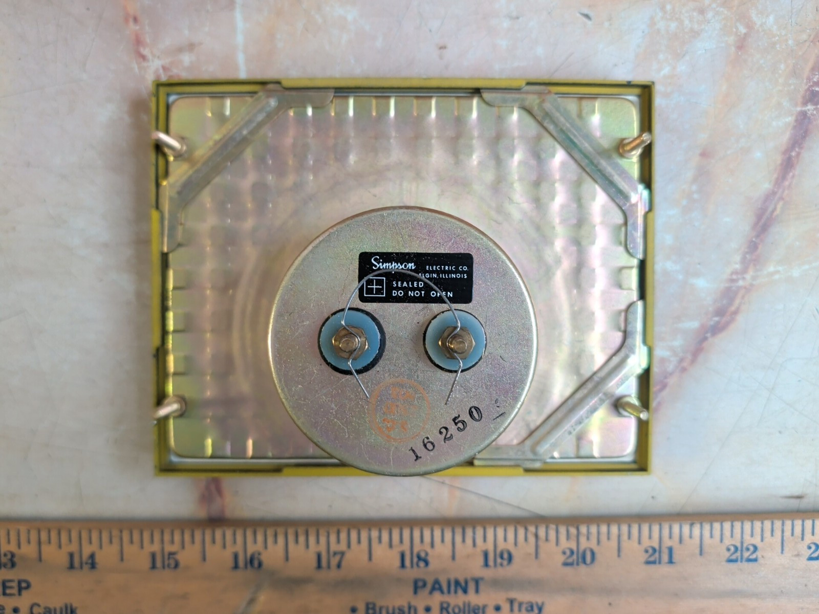 SIMPSON 16258 MICROAMPERES DC PANEL METER 0-100 MA - NEW