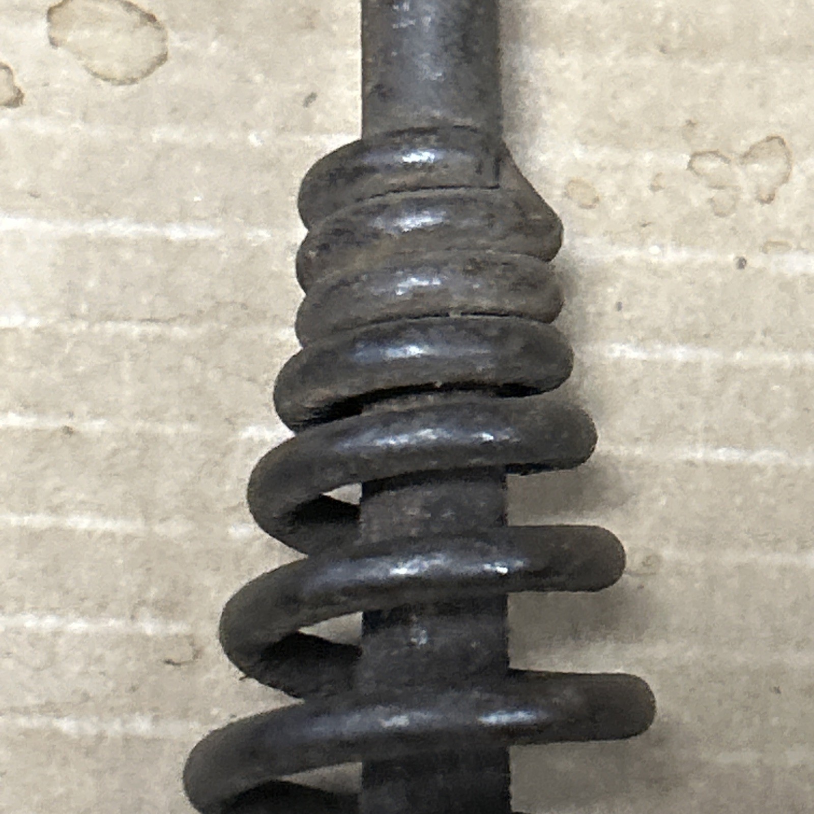 Vintage Atlas Slag Welding Chipping Hammer Spring Handle