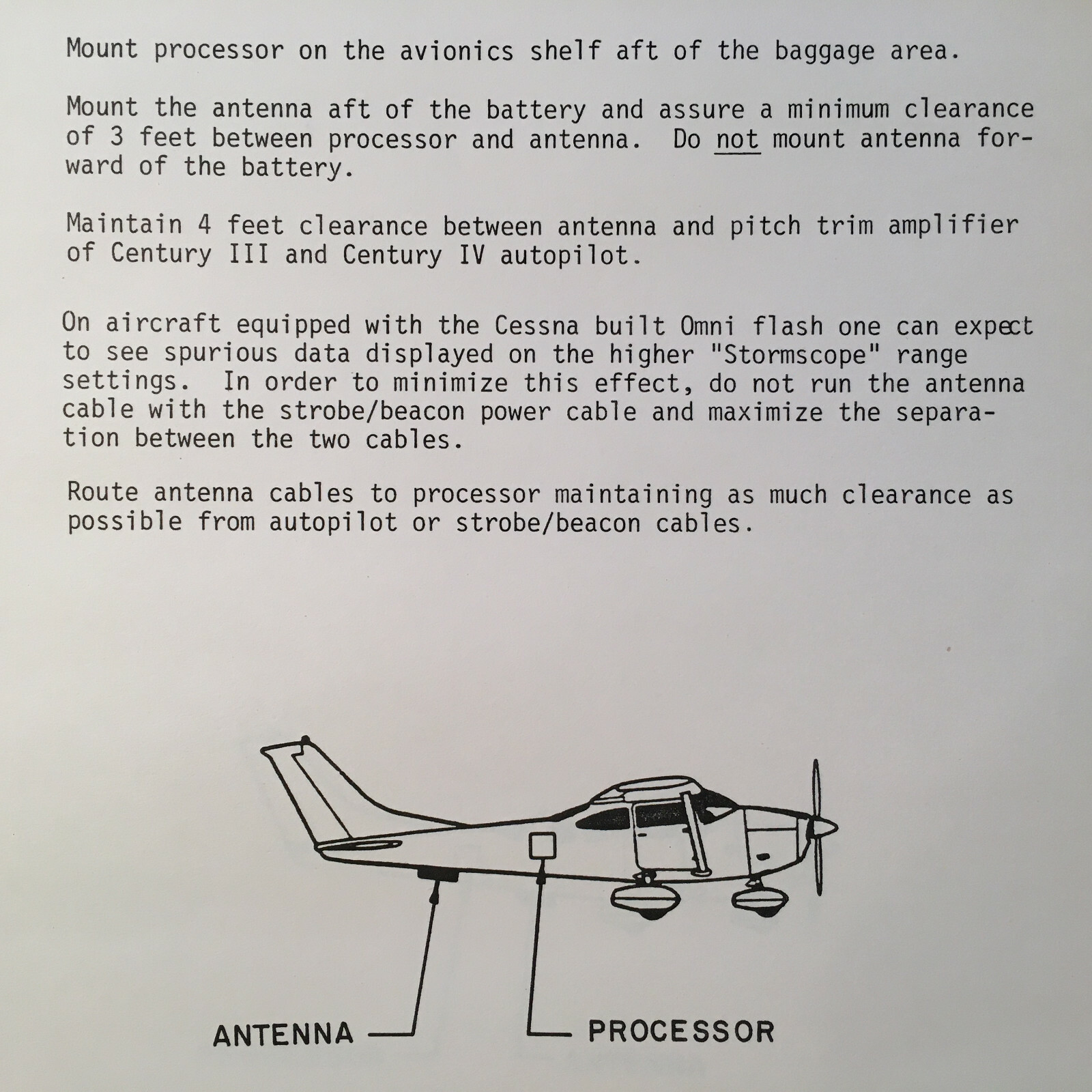 3M Ryan Stormscope WX-8 Install Manual