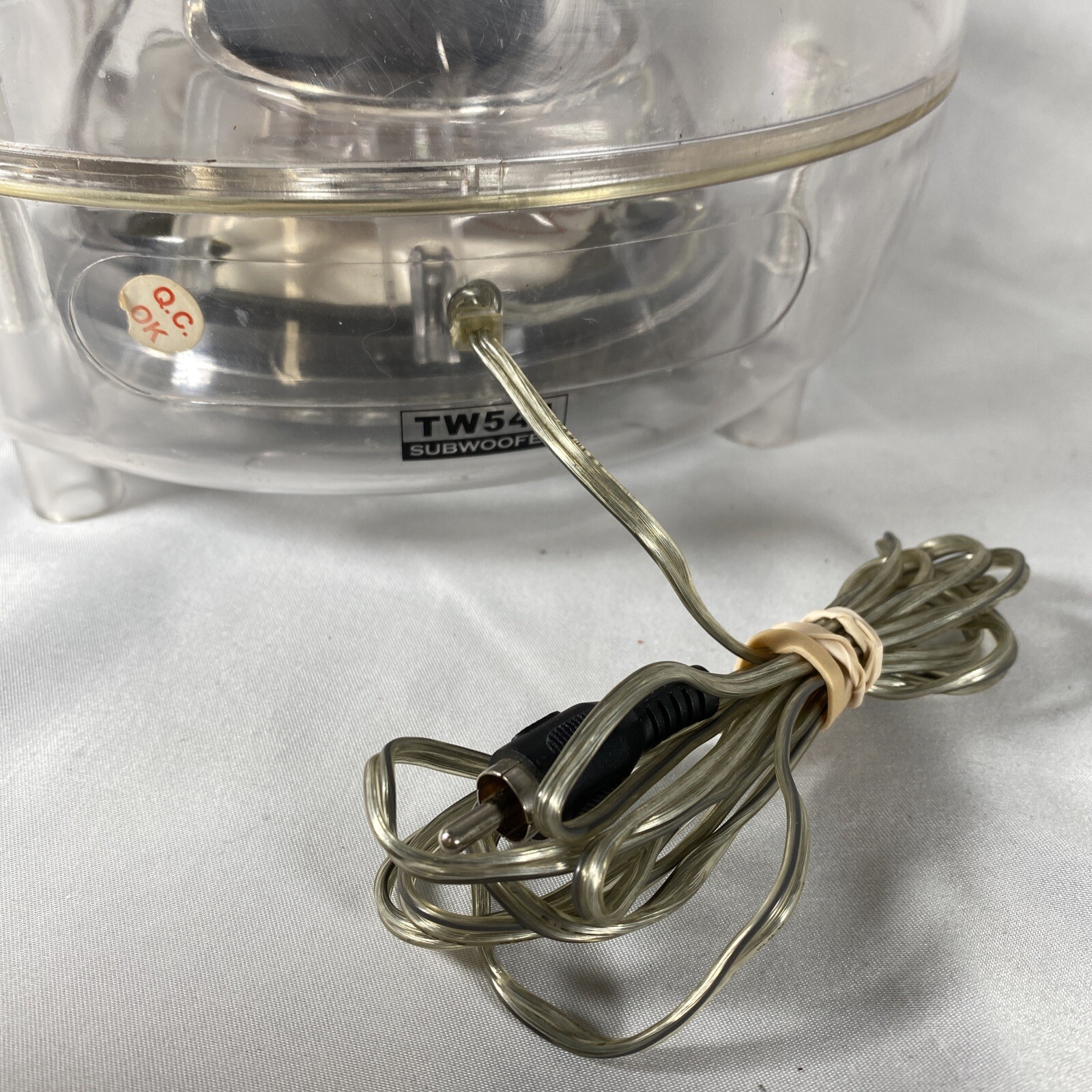Logisys Clear Acrylic Computer Subwoofer ￼