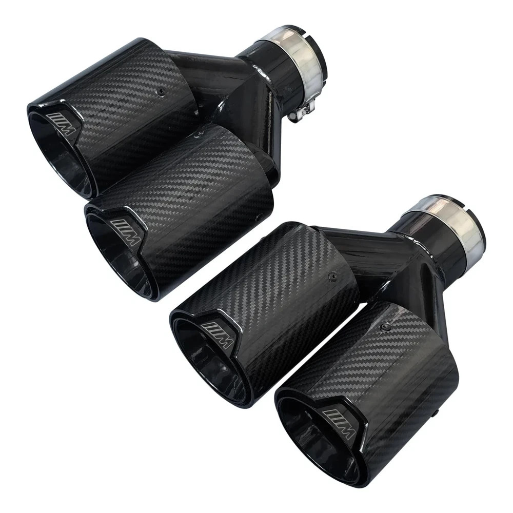 Carbon Fiber Dual Exhaust Tips for BMW F22/F23/F30/F31/F32/F33/F36 2.0T (N20/...