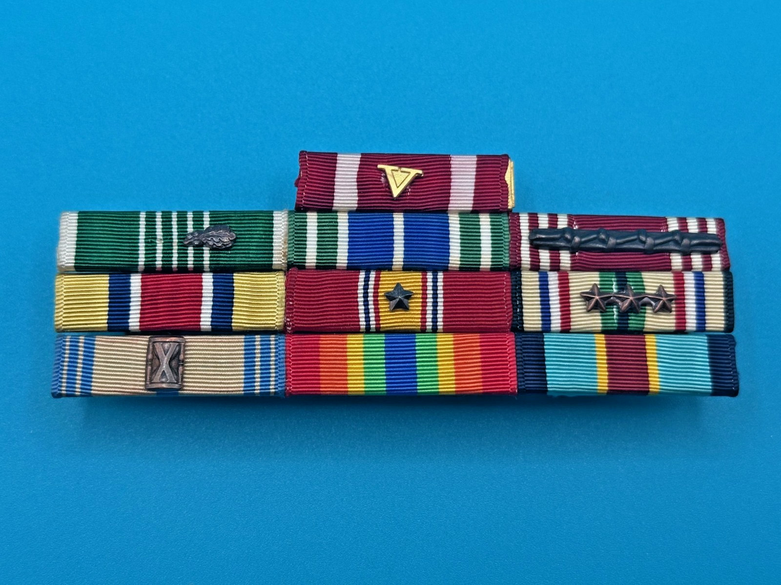 Gulf War Desert Storm US 10 Piece Ribbon Bar Set (Army) RB169