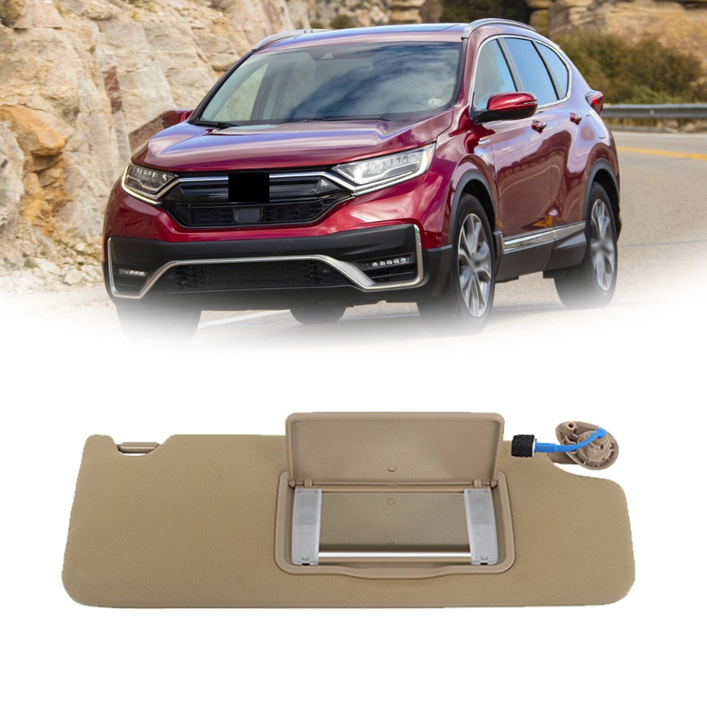For Honda CR-V 2017-2022 Sun Visor Right Passenger W/Lights Mirror 83230TLAA61ZA