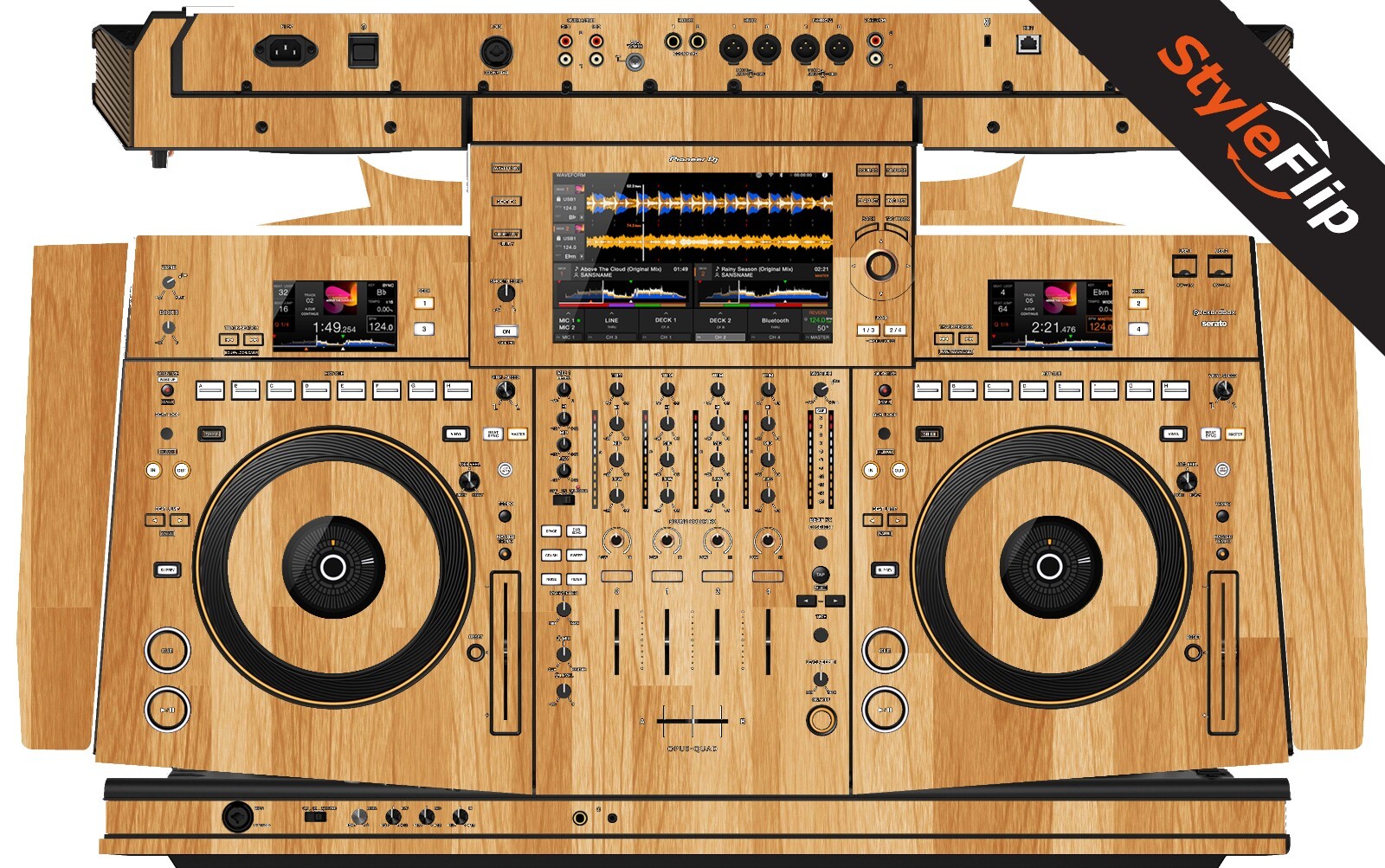 Pioneer Opus-Quad Skin | Wood 5 | Protective Decal | StyleFlip Skins