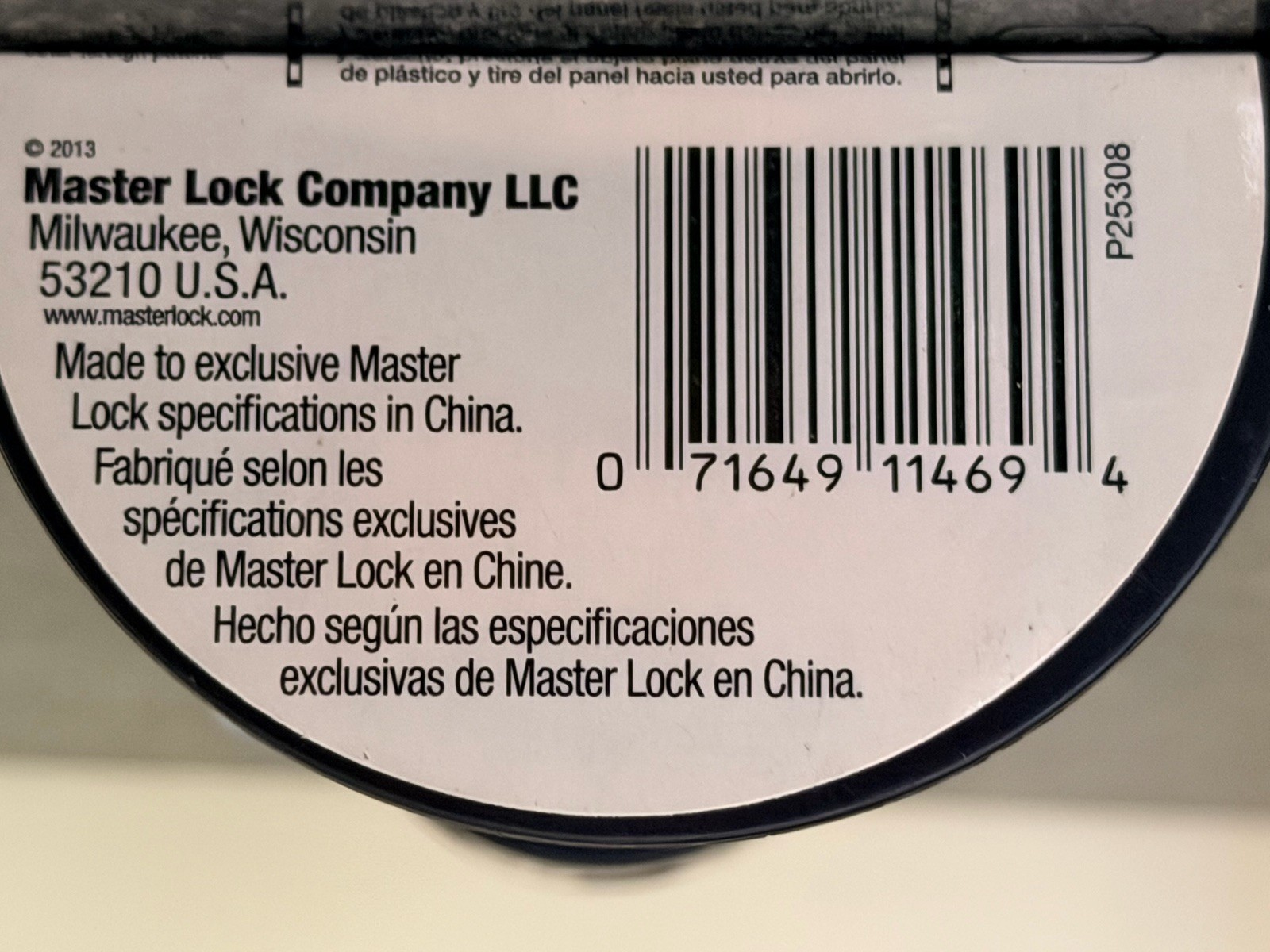 Master Lock 1500ID Speed Dial Combination Lock-Blue-New