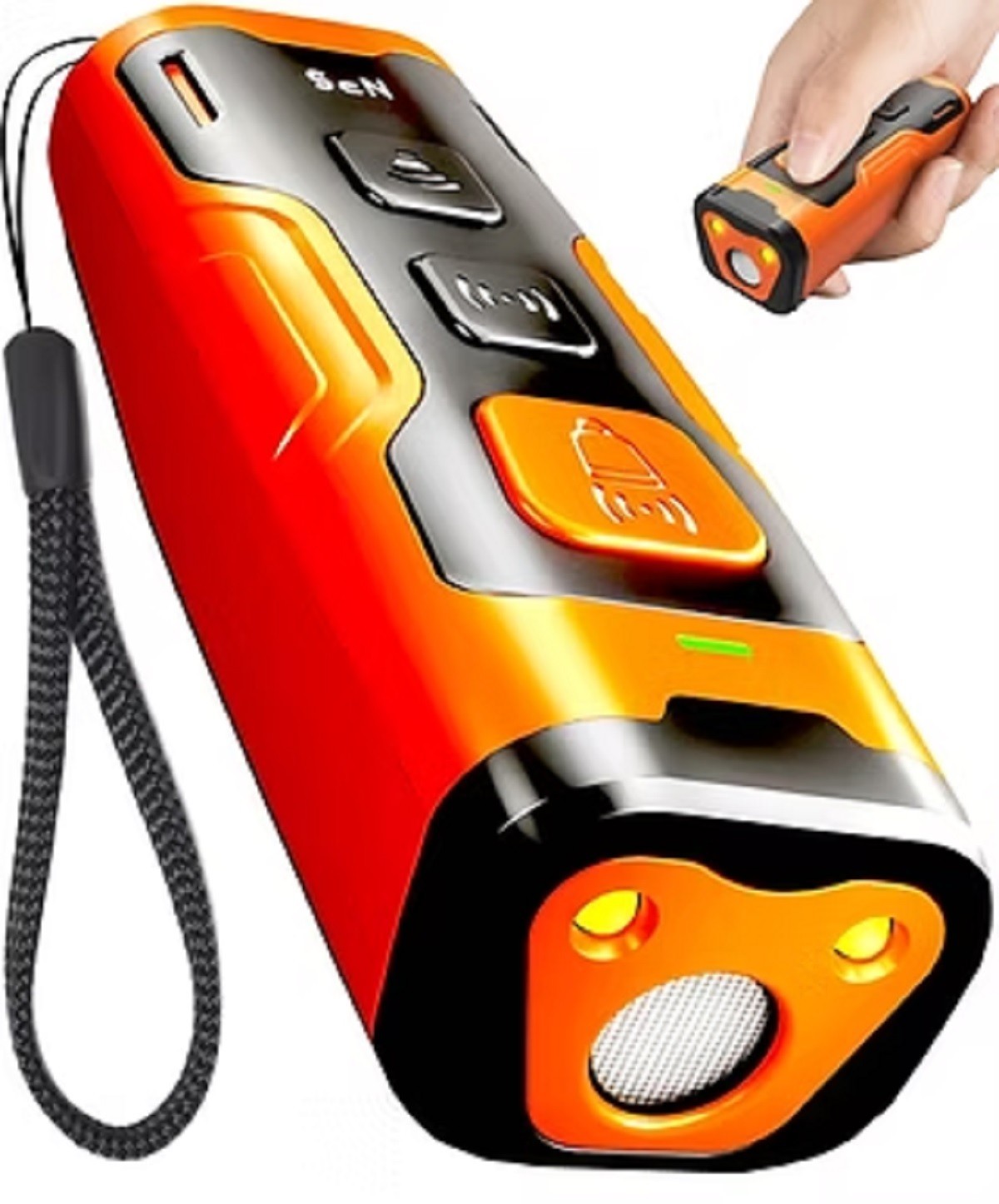UltraSonic 50Ft Ear Range & LED Strobe Dog Deterrent Device Stops Bad Behavior