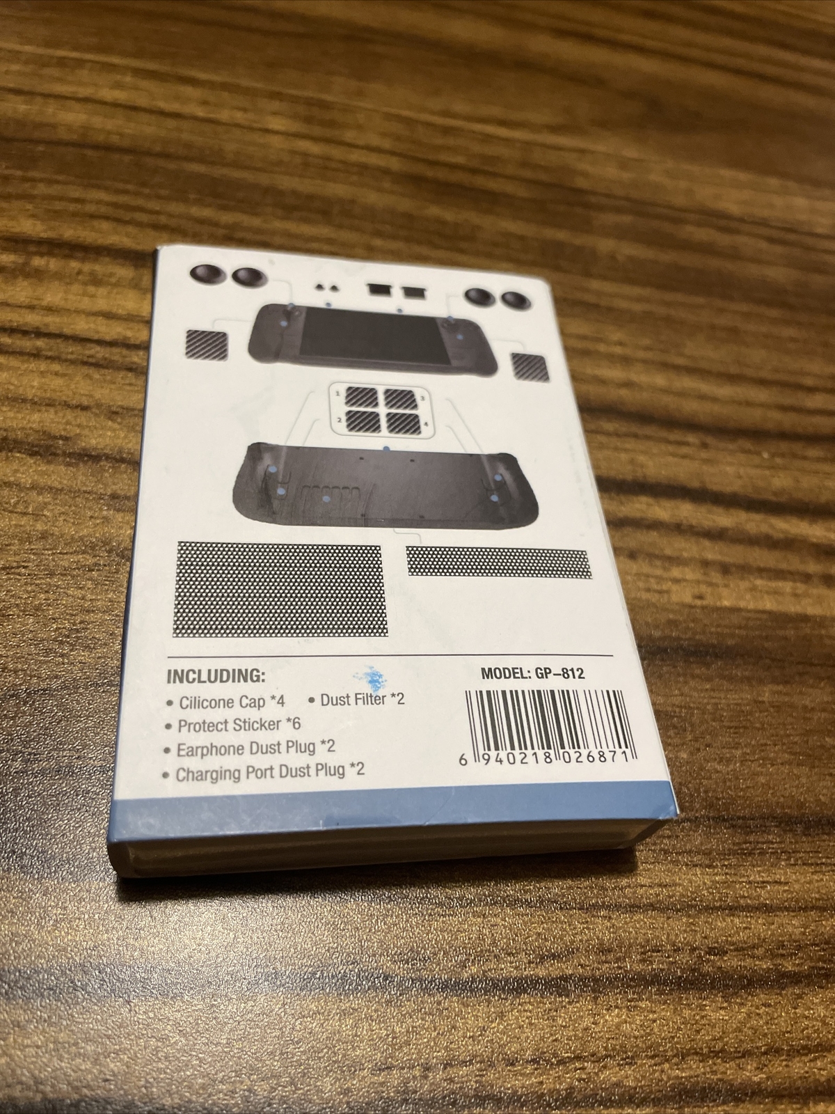 Black 5 in 1 Protective Dust Proof Kit for the Steam Deck PGTECH
