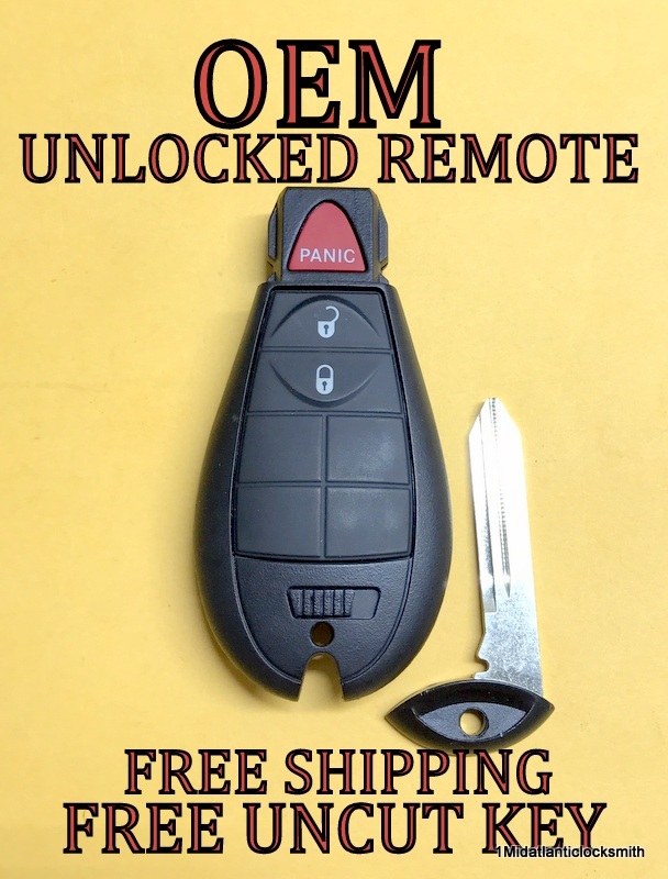 OEM 2013 2014 2015 2016-2024 RAM 1500 2500 KEY REMOTE FOB FOBIK 68508720