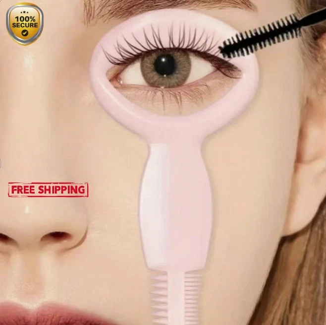 2pc 3-in-1 Eye Makeup Tool – Mascara Guard, Lash Comb & Eyebrow Groomer - NEW***
