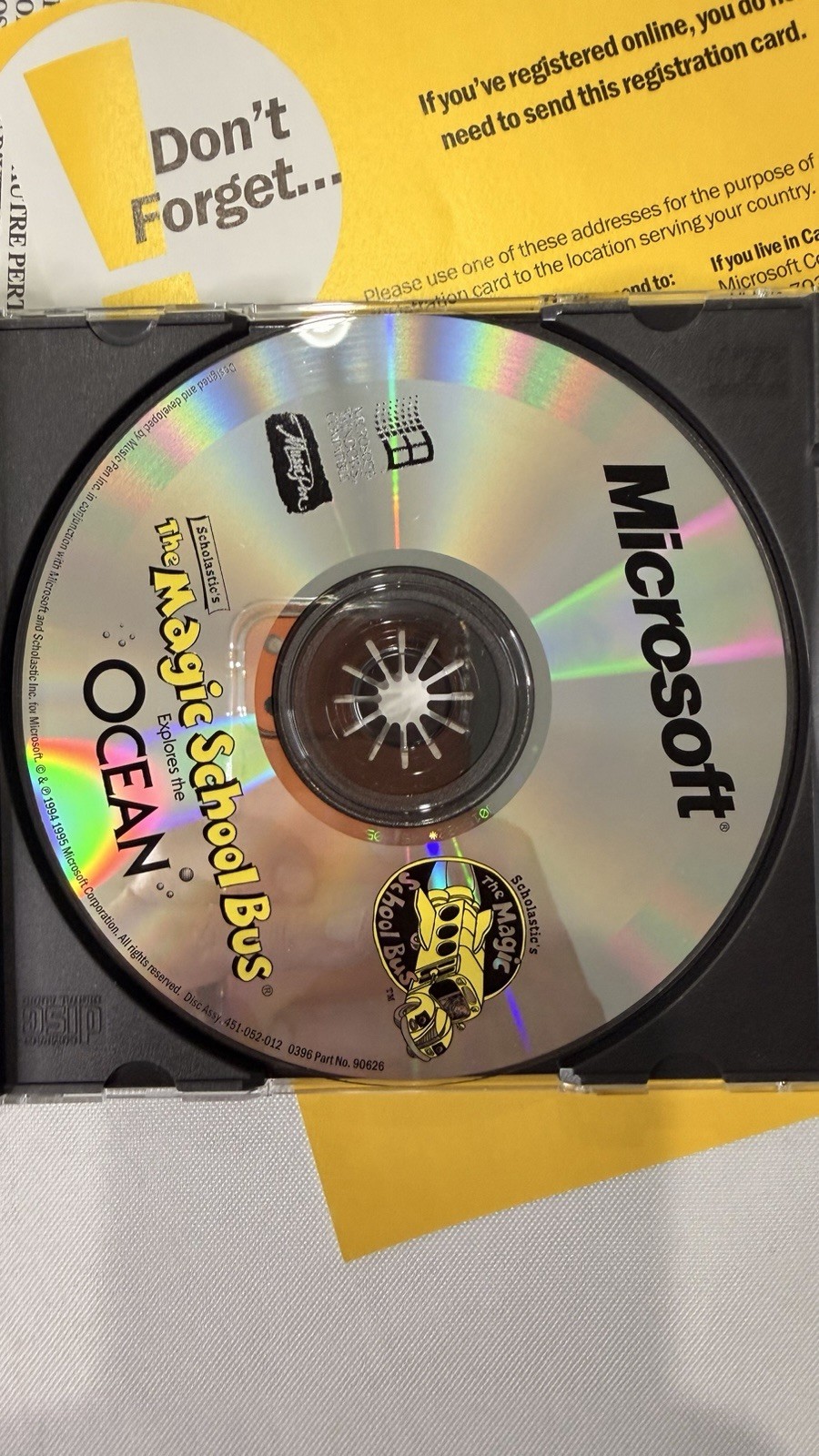 Magic School Bus Explores the Ocean Big Box PC CD-ROM Windows