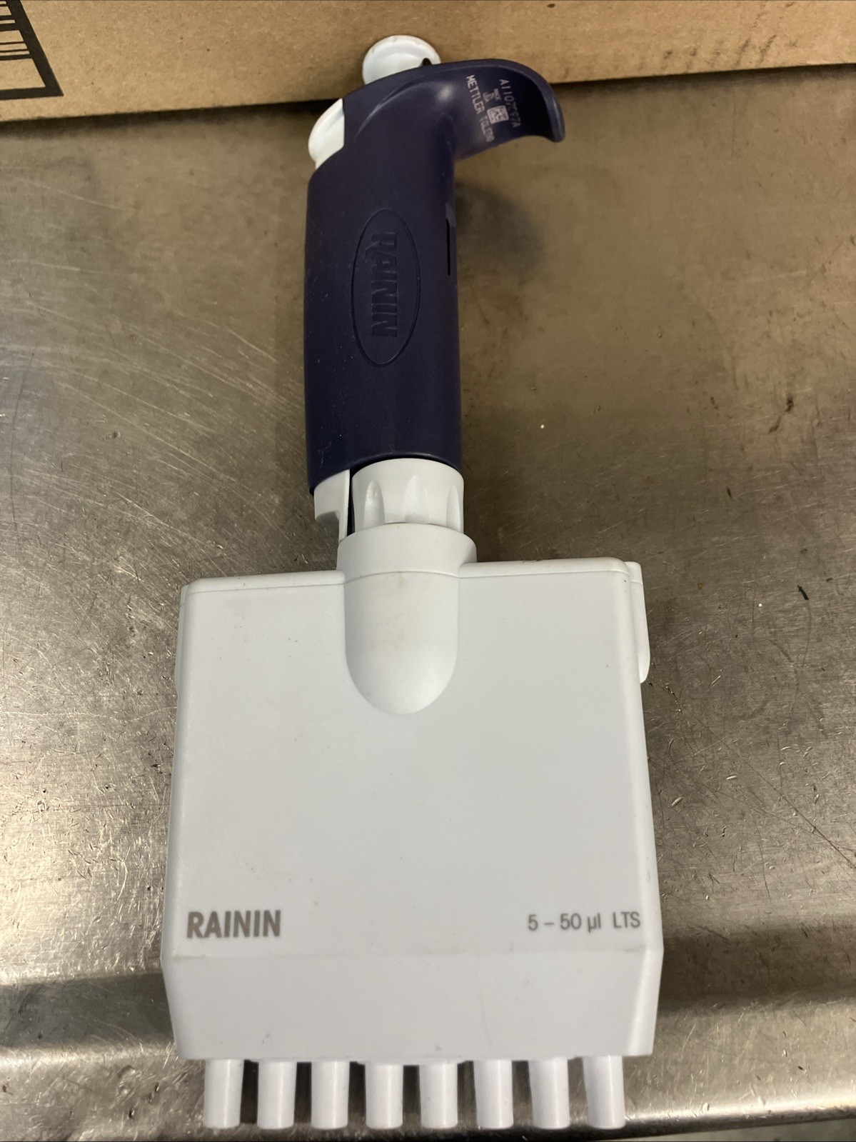 Rainin Pipet-Lite L50 5-50 uL LTS L-50 8-Channel Multi-Channel Pipette