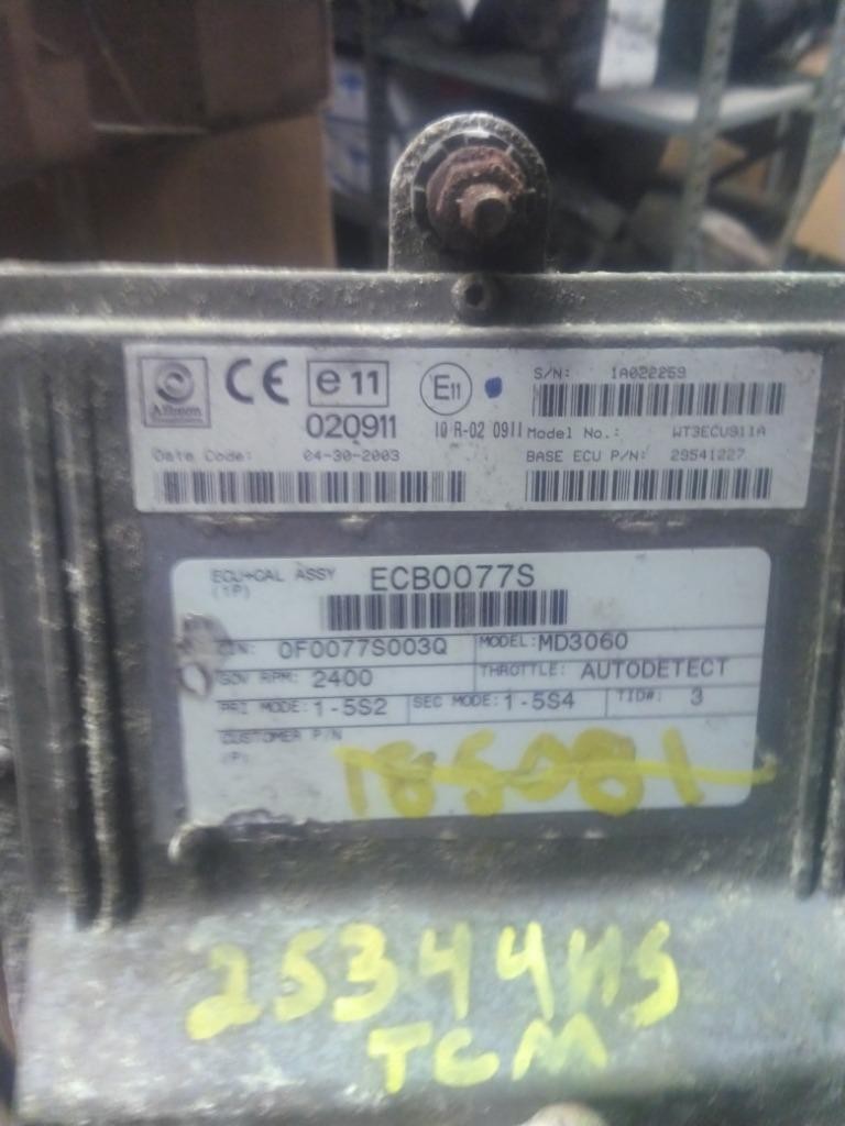 Replaces 29541227, 2004 ALLISON MD3060 TRANSMISSION CONTROL MODULE (TCM) ,  OH