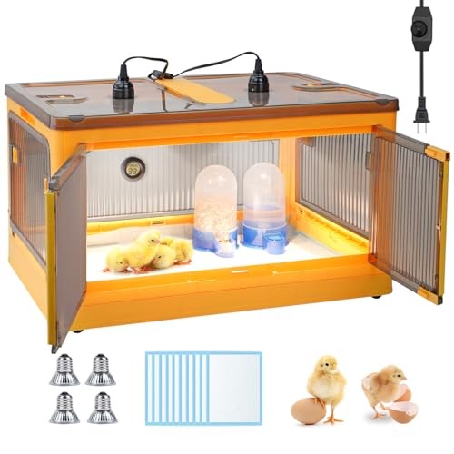 Chick Brooder Box for Chicks - Quail Brooder Box Kit 23.62"x16.53"x13"