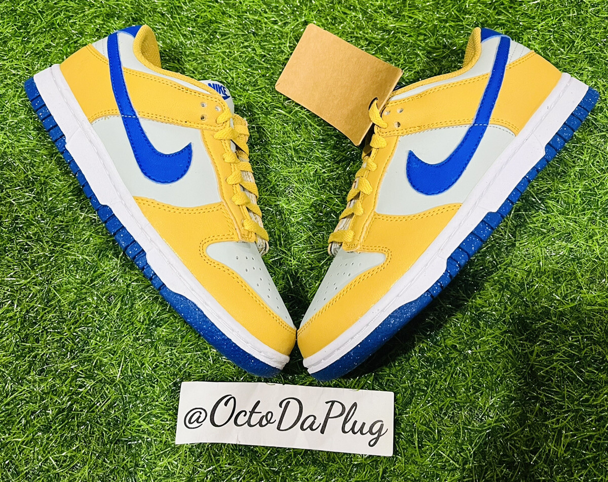 Nike Dunk Low Next Nature Wheat Gold Royal Womens Multi Sizes nby DN1431-700