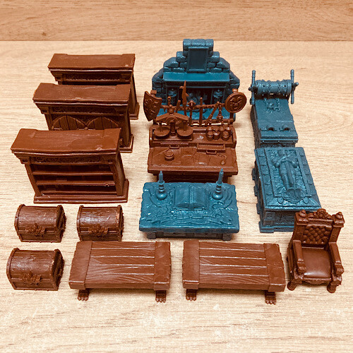 Heroquest 2021 Furniture Dungeon Scenery Multi-Listing Hasbro Avalon Hill D&D