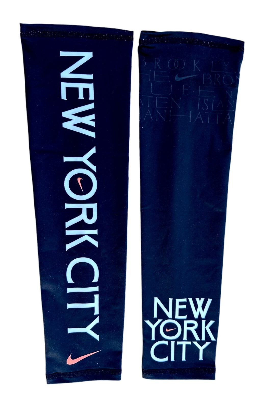 Nike Dri-Fit UV Running Arm Sleeves Basketaball Adult L/XL New York City NEW
