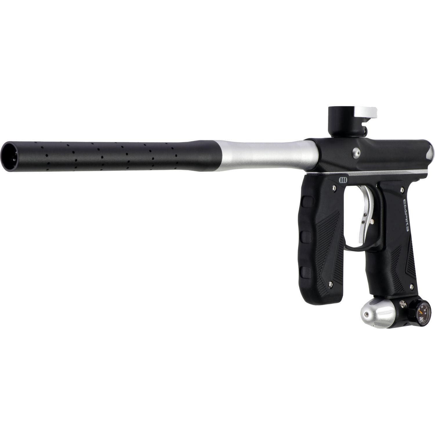 Empire Mini GS Full Auto Advanced Paintball Gun Package - Dust Black / Silver