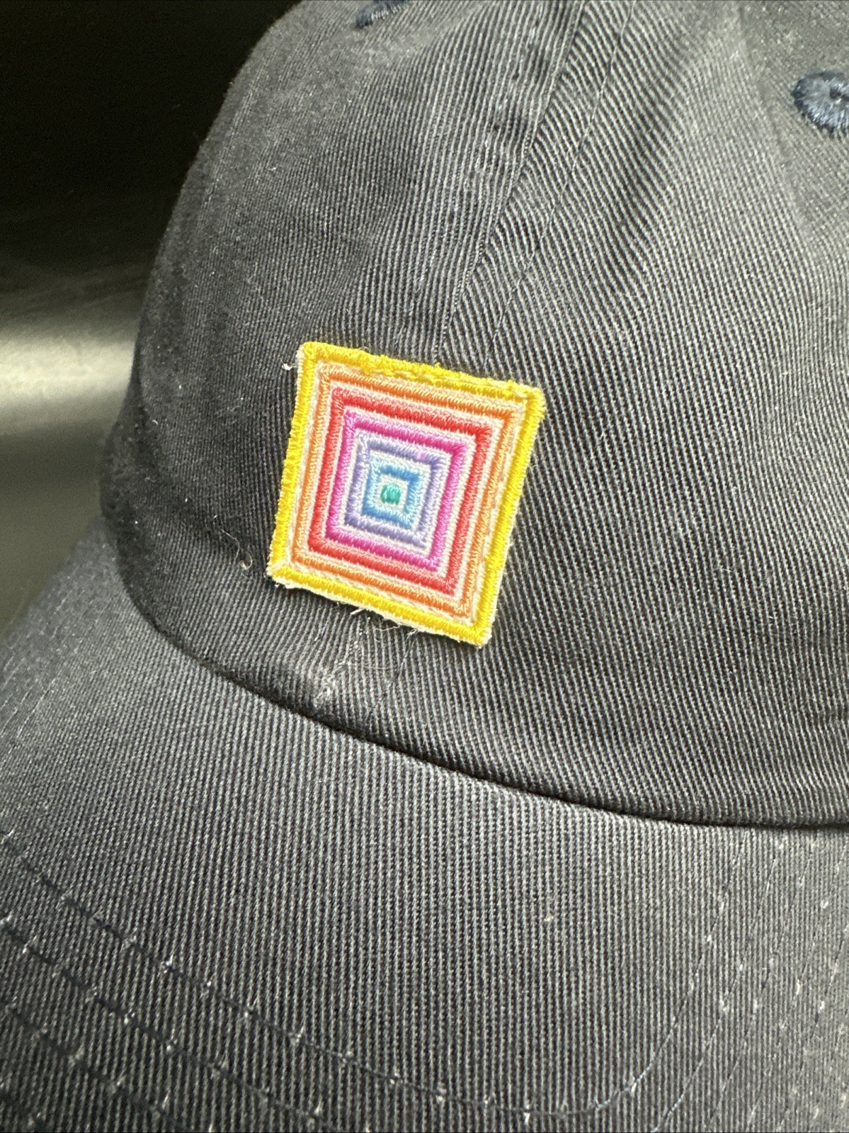 Lularoe Hat Blue Rainbow Strapback Adjustable OSFA Womens Cap