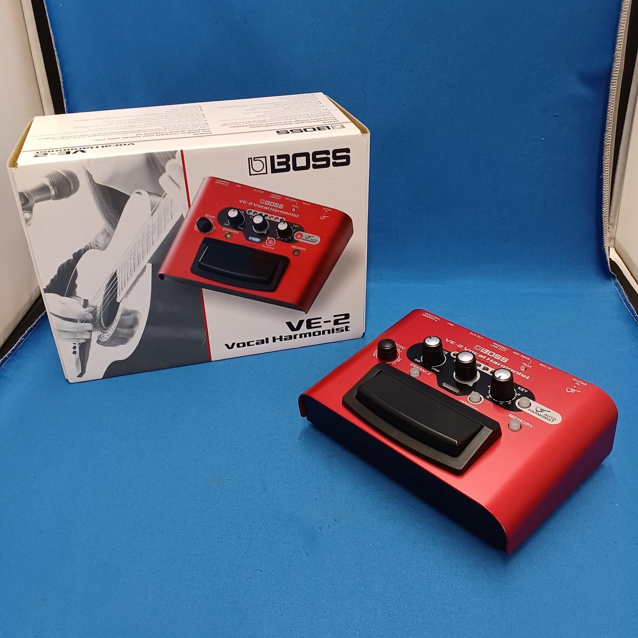 Boss VE2 Vocal Processor Multi Effects Pedal Compact Used Authentic Genuine