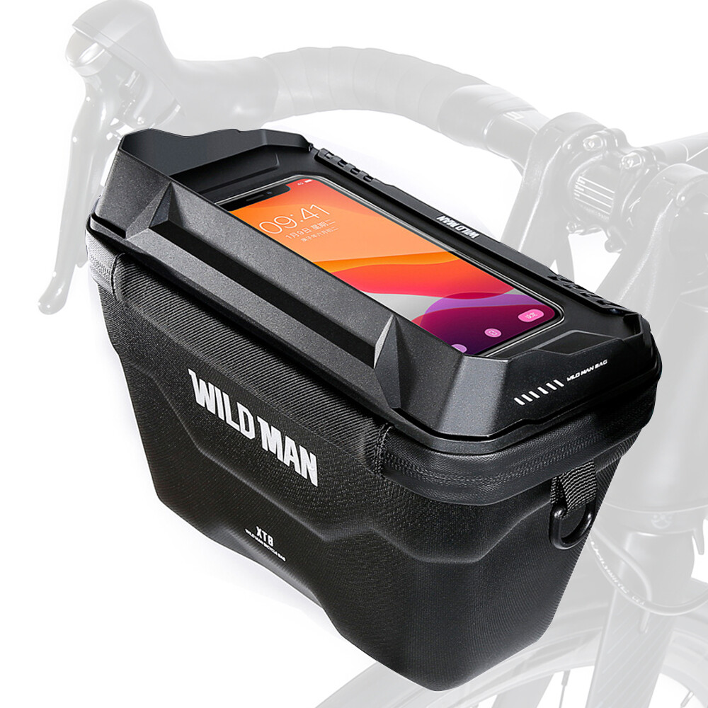 Bike Handlebar Bag  Front  Bag EVA Cycling Storage Bag E7B5