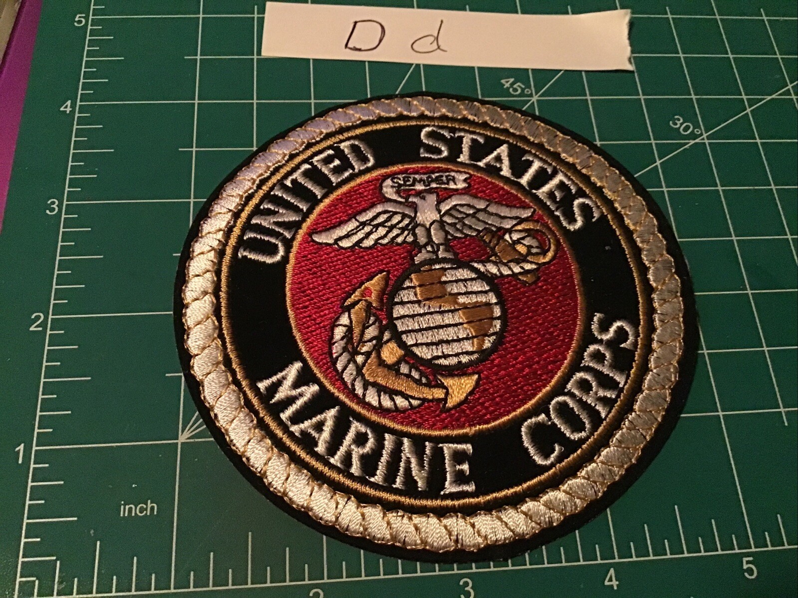 United States Marine Corps Patch - USMC - Korea, Vietnam, OIF, OEF, DEVIL DOG