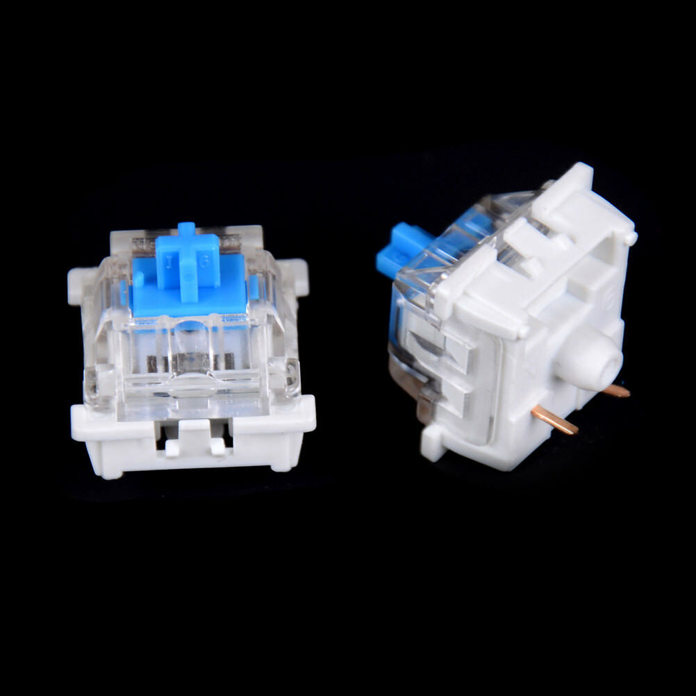 10-100Pcs For Cherry MX Mechanical Switch Keyboard Blue 3 Pins RGB Replacement