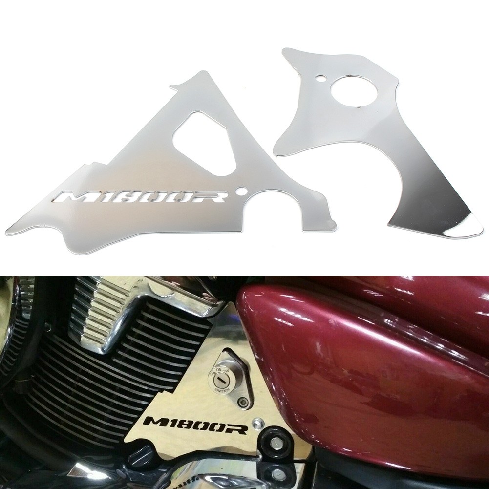 Engine Side Covers Frame Fillers Keyhole  For Suzuki M109R/INTRUDER M1800R