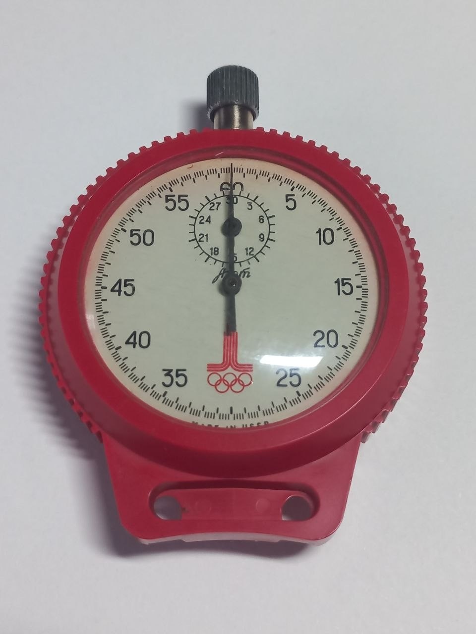Vintage Soviet Union Olympic Stopwatch Agat Zlatoust Watch Factory