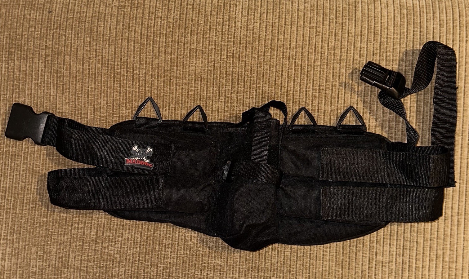 Maddog Set Of 2 - 4+1 & 6+1 Deluxe Padded Paintball Pod Holder Harness