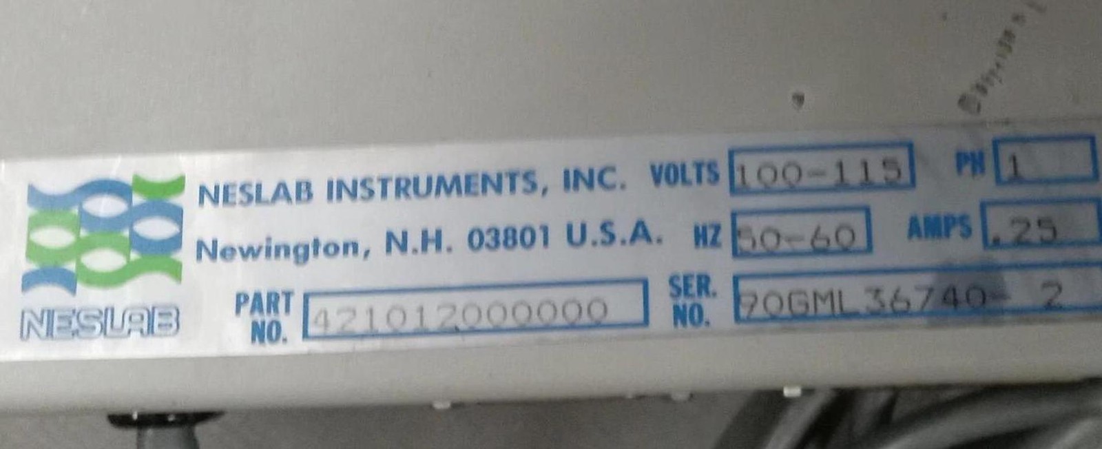 Neslab Programmer MTP-6 421012000000 Temperature Controller