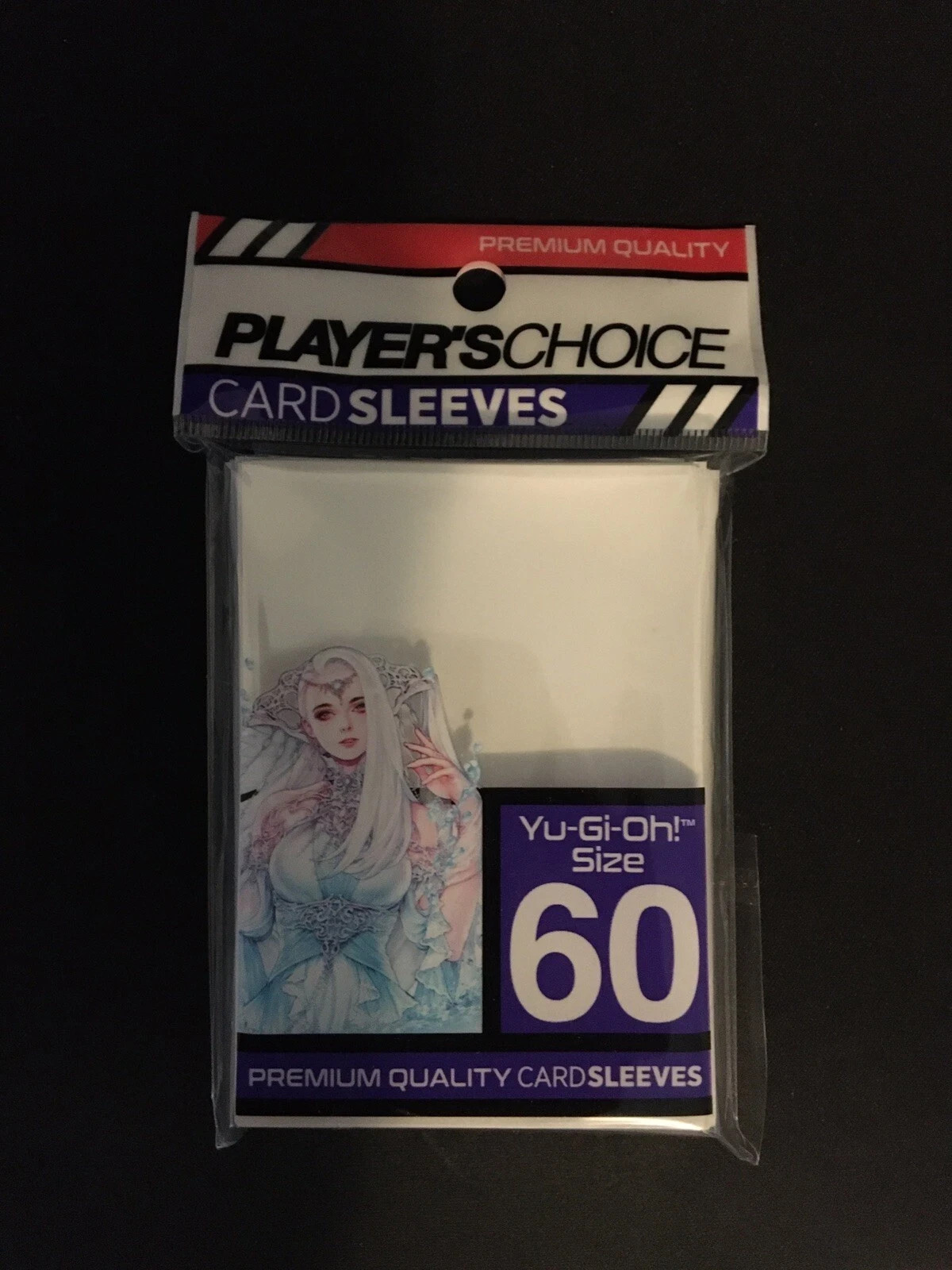 YuGiOh Sized Player's Choice 60 Card Sleeves - White - Factory Sea + Extra Bonus