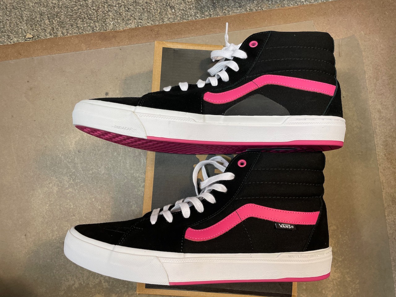 Vans BMX Sk8-Hi Black Magenta Size US 11.5 Men's New VN0005V0KMN Rare Sneakers