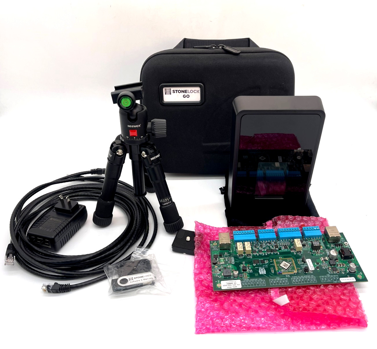 StoneLock GO PoE Powered Biometric Facial Reader Kit 000-SLGO-0001