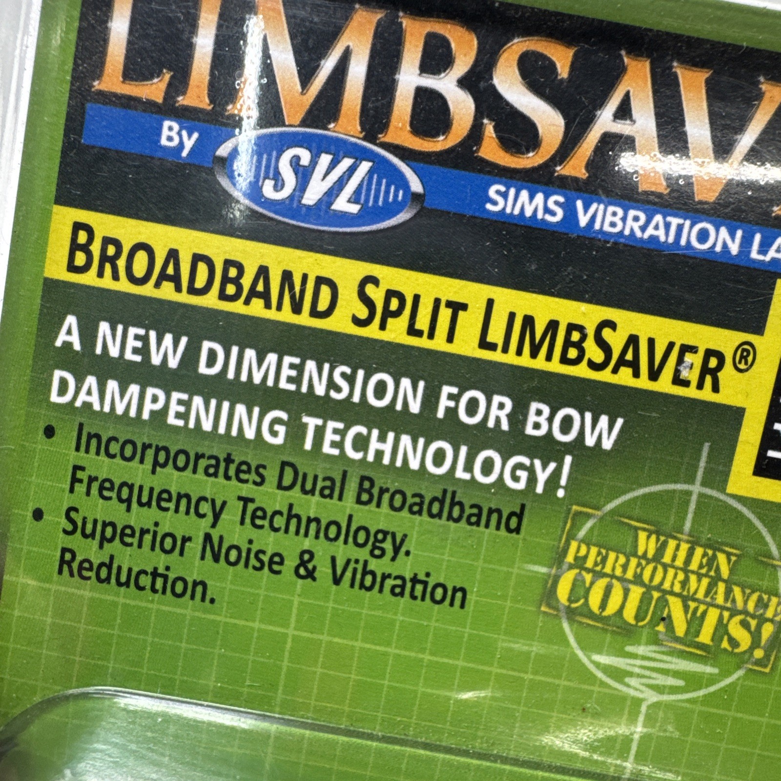 Sims LimbSaver Broadband Limb Dampener - Split Red 2 Pack