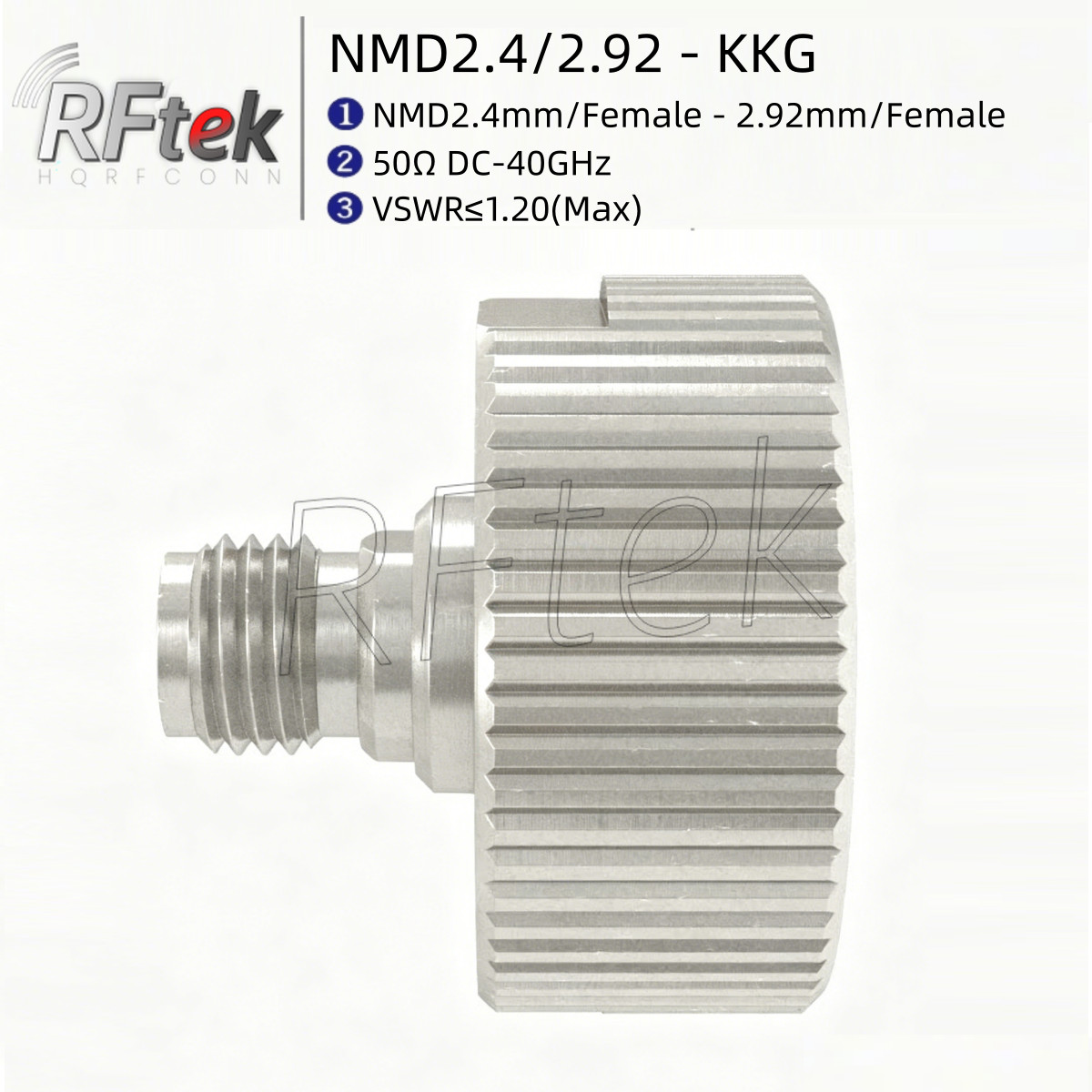 NMD 2.4mm Female to 2.92mm Female VNA Adapter Vector Network Analyzer Connector