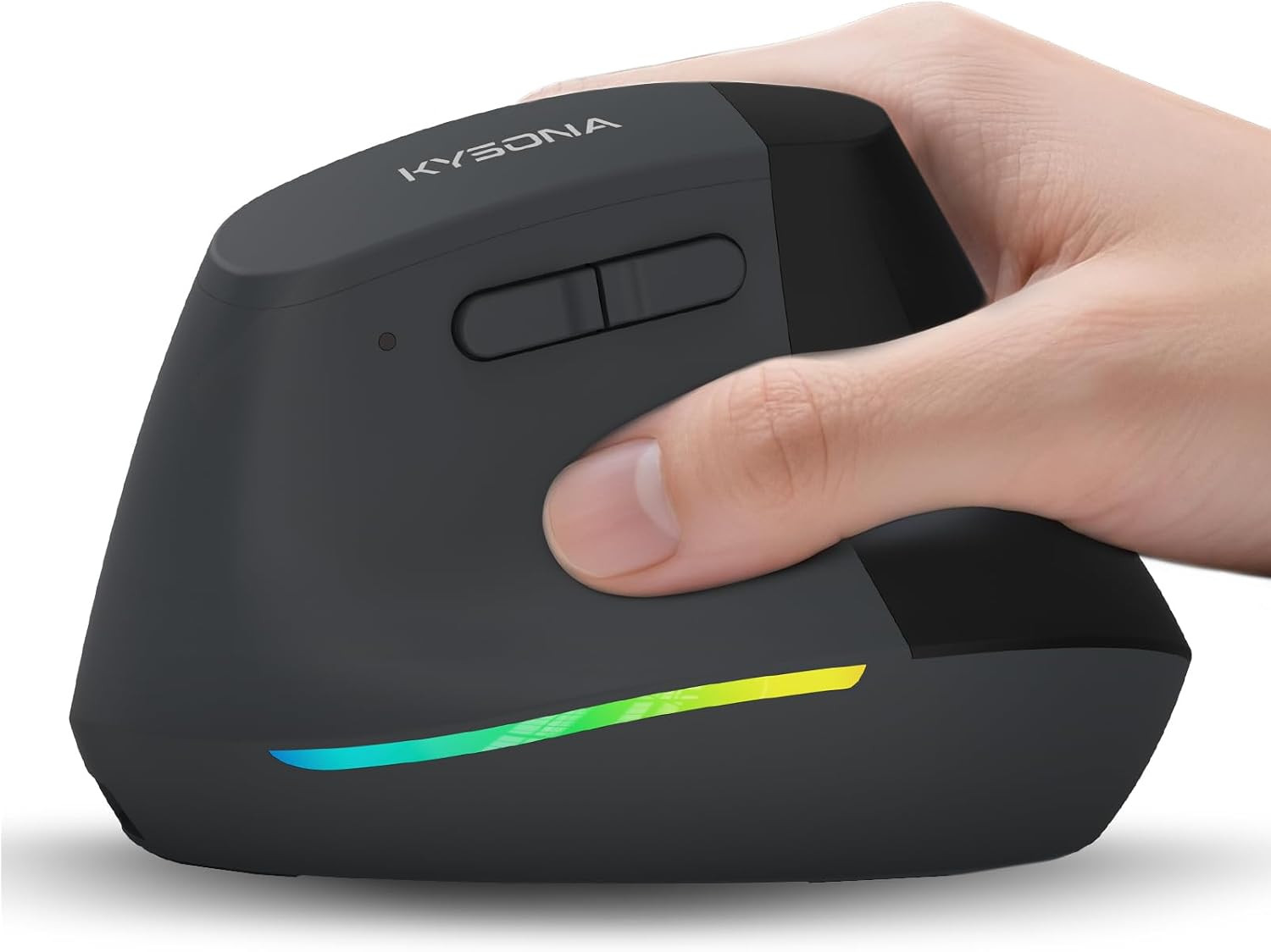 Wireless Ergonomic Mouse, Vertical Mouse, Bluetooth Ergo Mouse, Quiet Click, 5 L