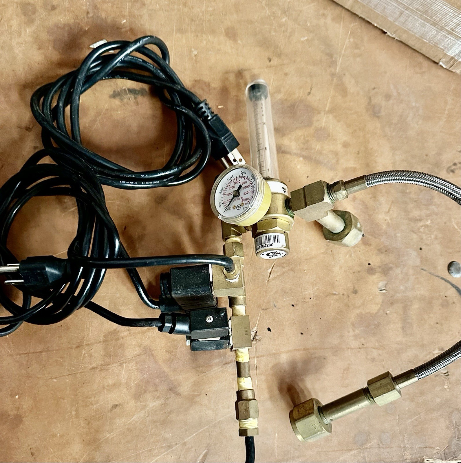 C.A.P. REG-2 CO2 Regulator & Valve Kit Grow Tent Plants Carbon Dioxide Maximize