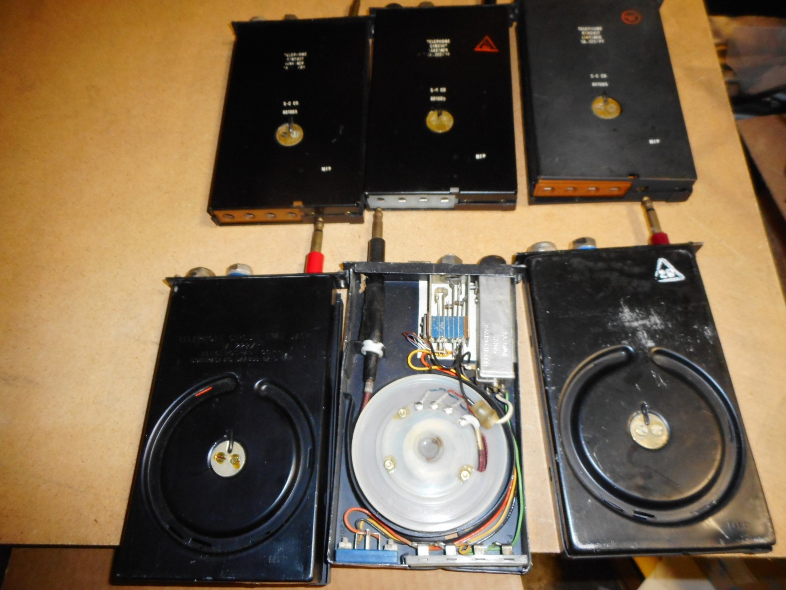 Orig. US Army Telephone Circuit Linejack s TA-222/PT - Vietnam era lot of 6