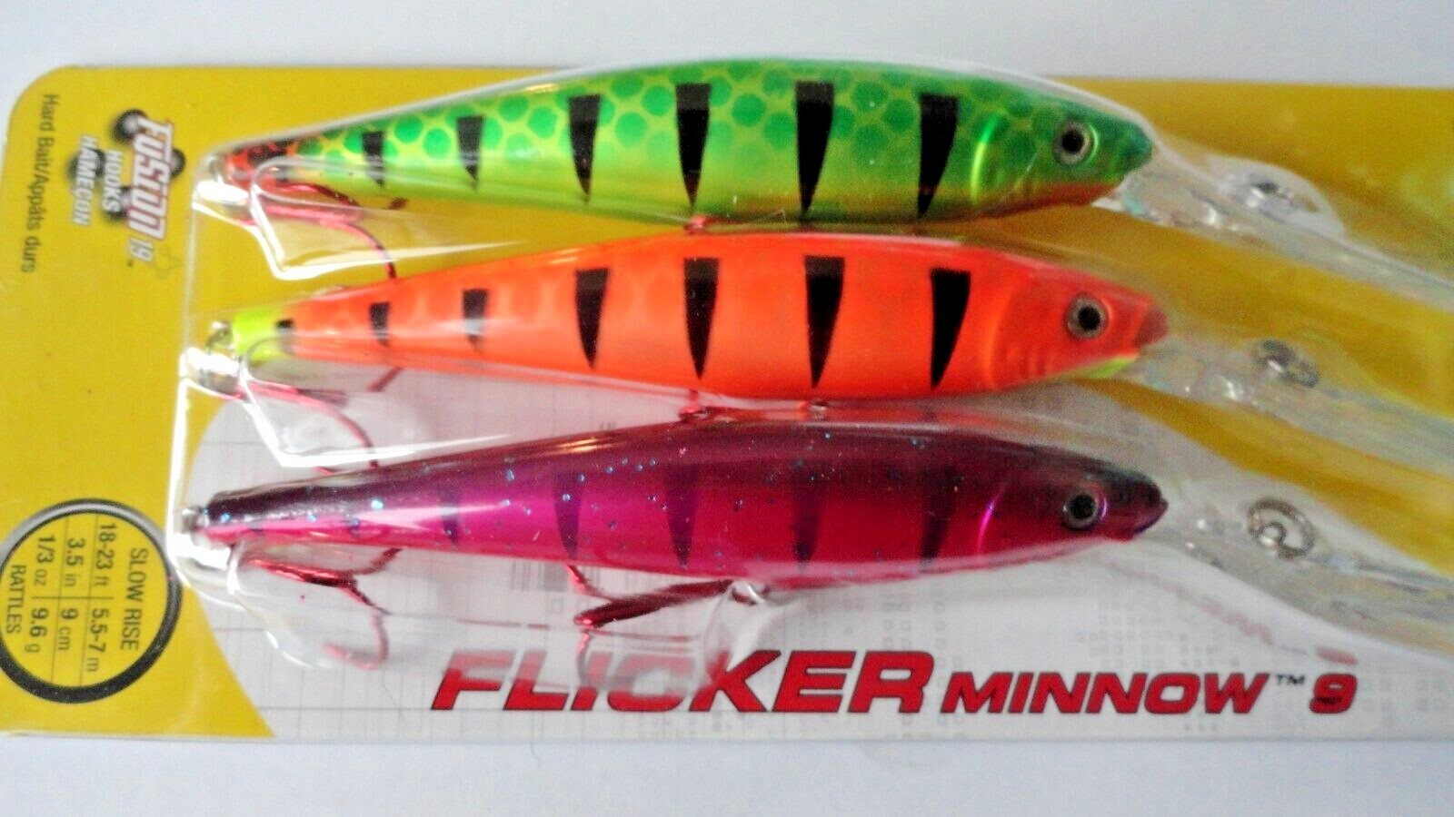 Berkley Flicker Minnow Crankbait #9 (SELECT COLOR) 3-PACK