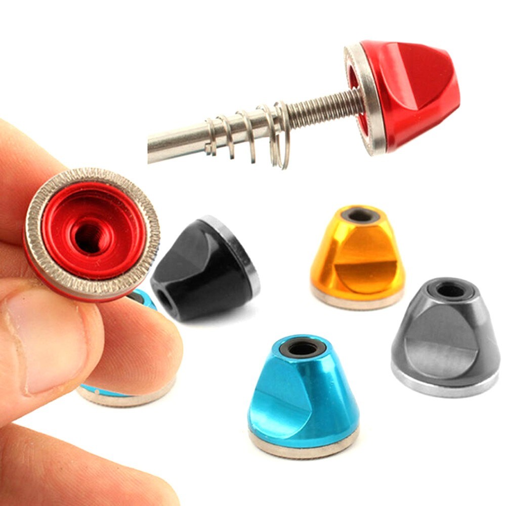 Anti-slip Bicycle Hub Nut Parts M5 Mountain Bike Aluminum Alloy Useful