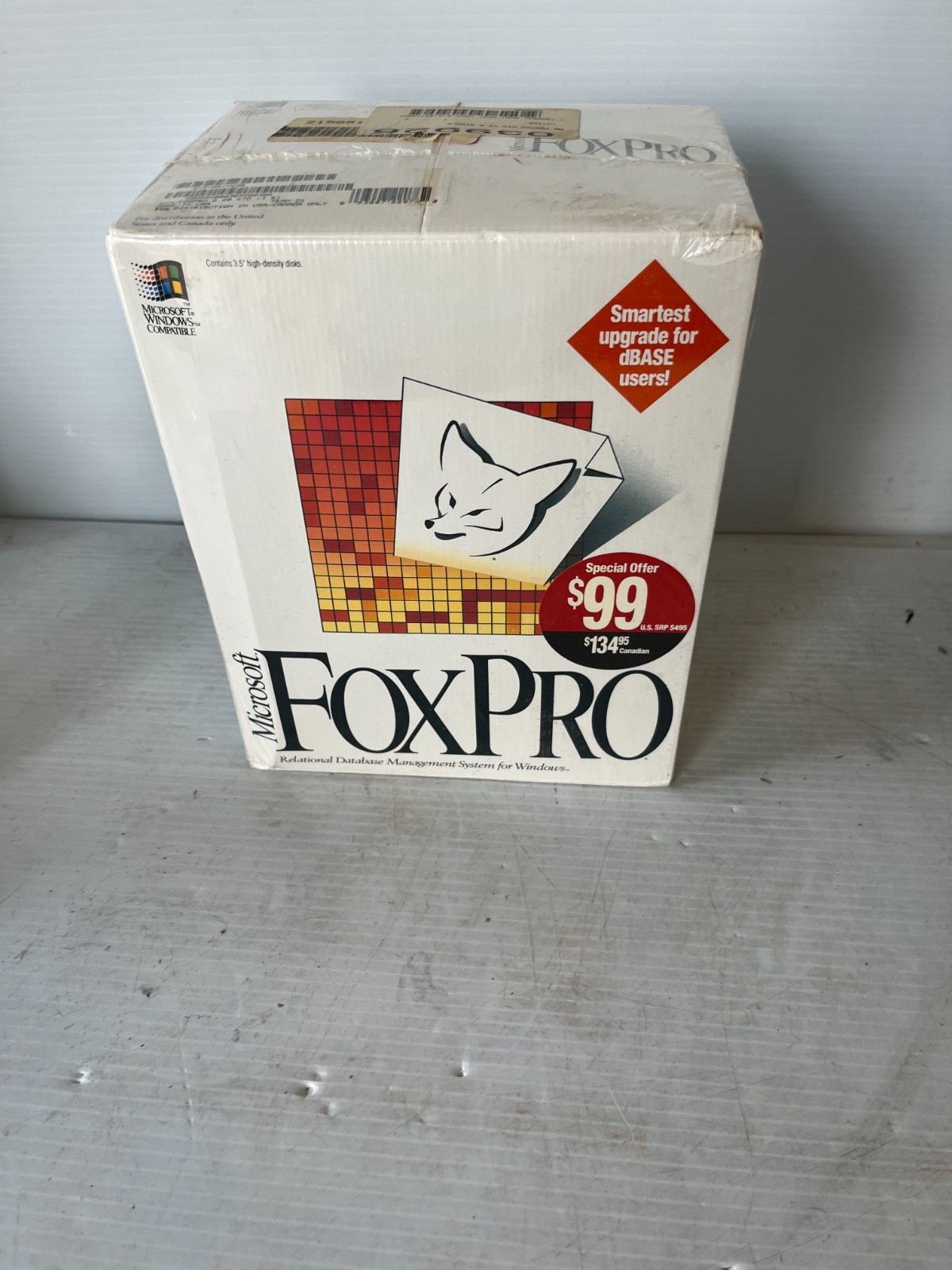 Microsoft FoxPro Database Management System Version 2.6 VTG 1994 - New Sealed
