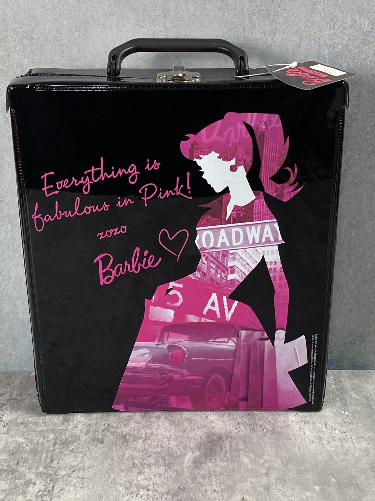 Barbie Fashion Doll Carrying Case Fabulous In Pink Barbie 2011 Mattel NOS RARE