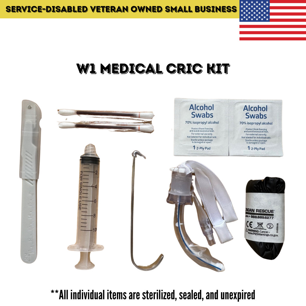 Emergency Cricothyroidotomy Kit – Sterile, Sealed, and Field-Tested (EXP: July 2