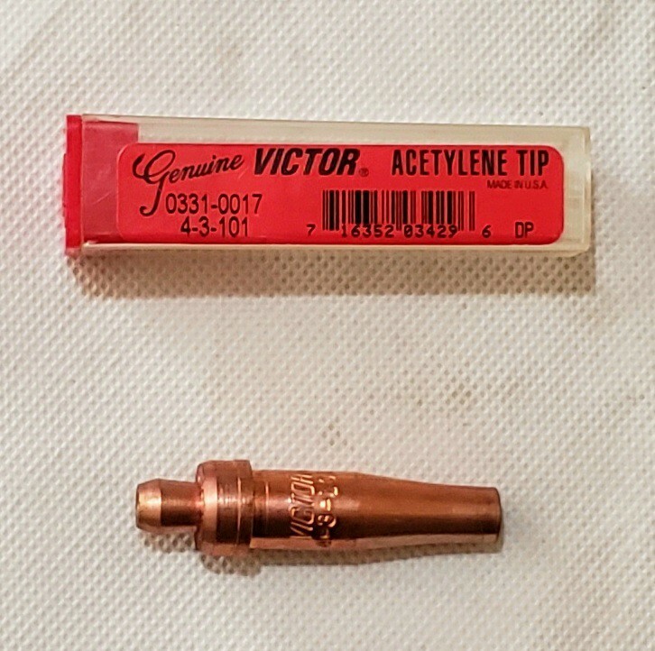 Victor 4-3-101 Acetylene Cutting Torch Tip CST800 CA1350 CA1260 Made In USA