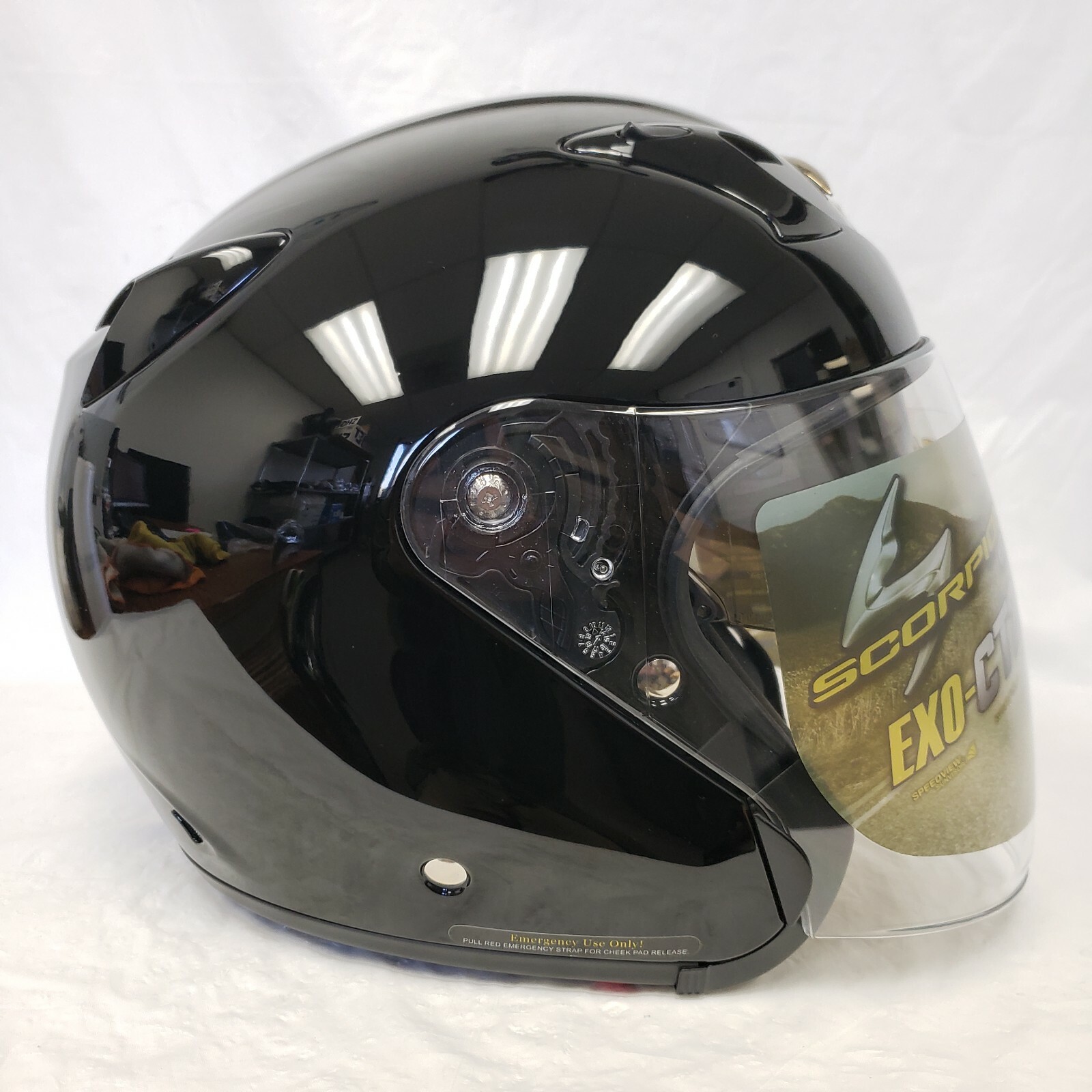 Scorpion EXO-CT220 Motorcycle Helmet Gloss Black Adult XSmall XS *CLOSEOUT*