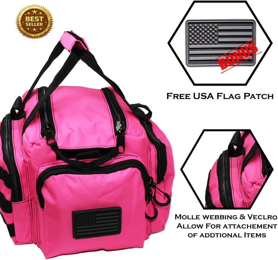 Tactical Range Bag Medium Shooting Gun Case Ammo Storage Molle Webbing