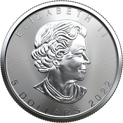 2022 1 oz Canadian Silver Maple Leaf Coin (BU)