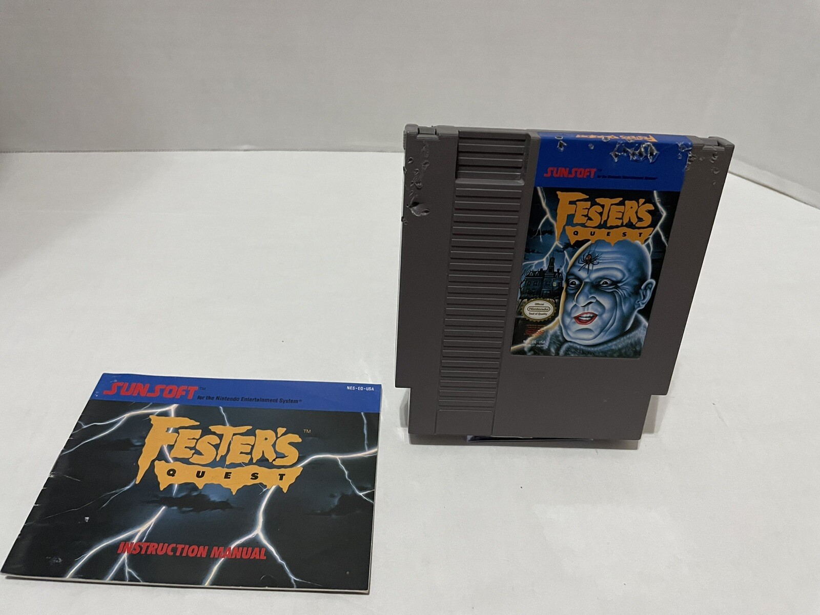 Fester's Quest (Nintendo Entertainment System, 1989) W/ Manual! Tested! See Pics